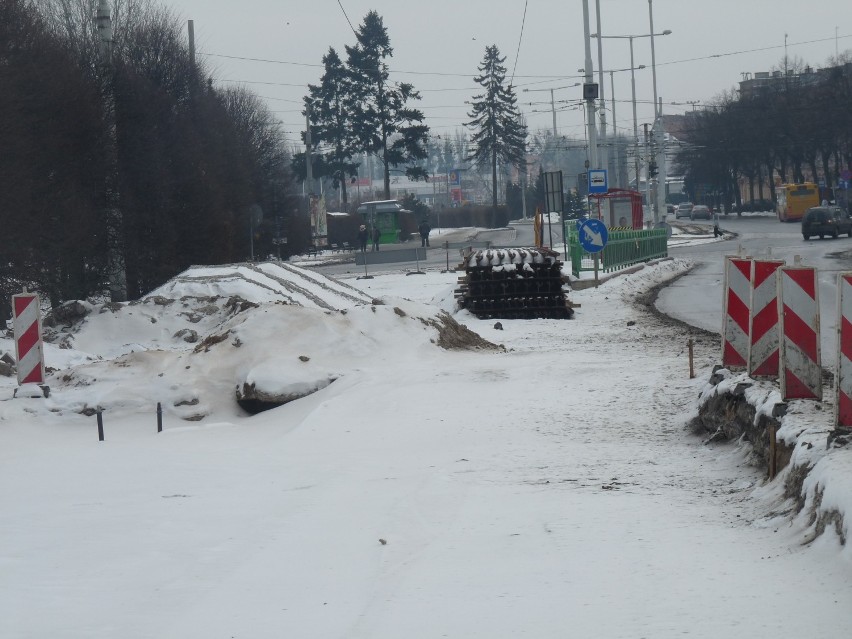 Grudziądz. Remont na placu Stycznia wstrzymany!(ZDJĘCIA)