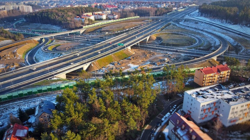 Trasę Kaszubską tworzy siedem węzłów: Bożepole Wielkie,...