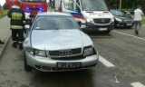 Tczew: wypadek drogowy przy ul. Rokickiej. Jedna osoba poszkodowana [ZDJĘCIA]