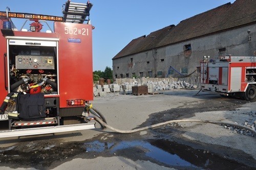 Strzegom: Pożar w Jaroszowie