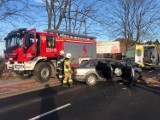 Kolejny wypadek w Mokrsku. Ponownie zderzyły się dwa auta, trzy osoby poszkodowane