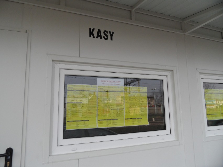 Obok dworca PKP w Pszczynie stanął kontener w którym znajdzie się dworzec tymczasowy
