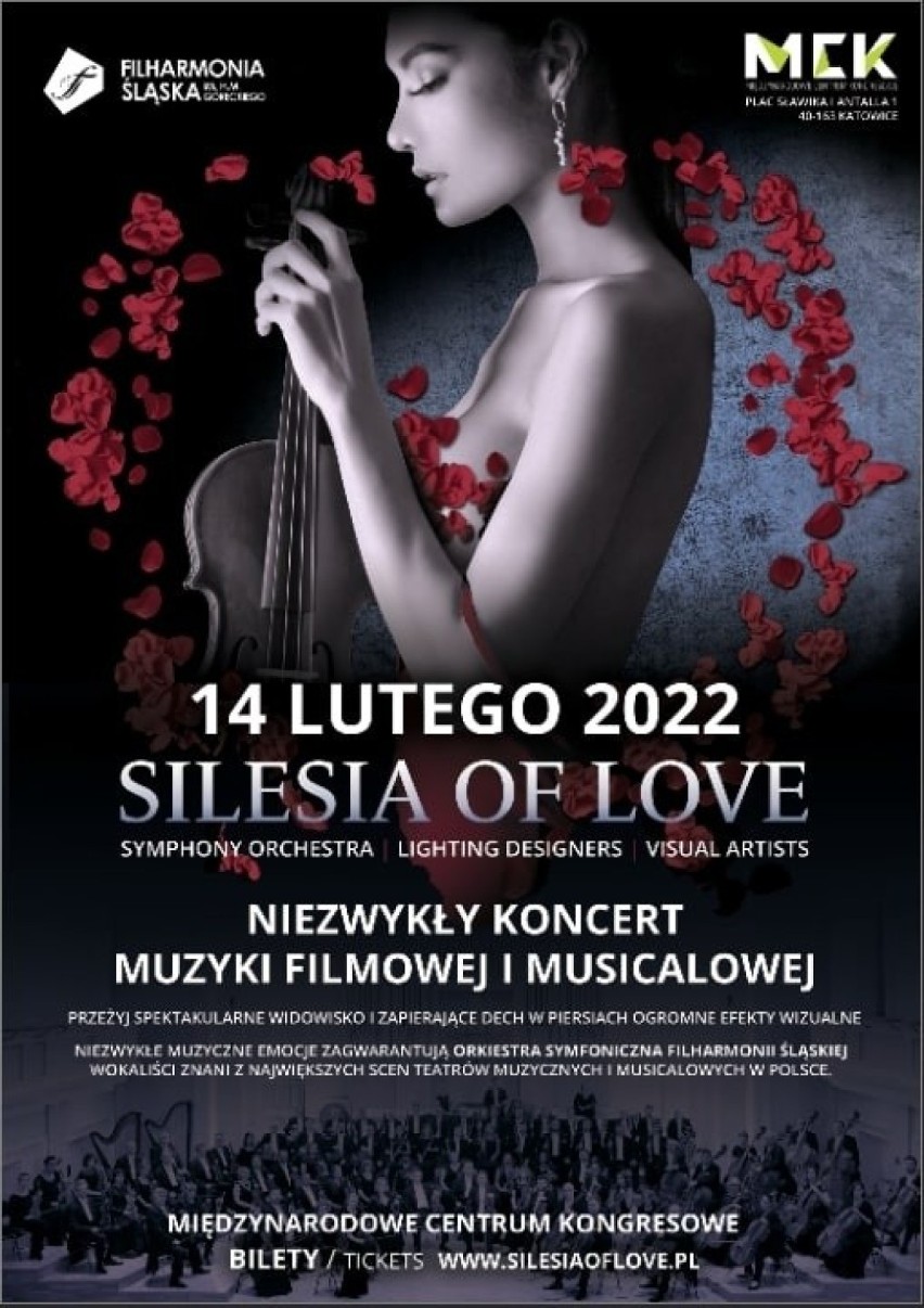 SILESIA OF LOVE - Niezwykły koncert muzyki filmowej i musicalowej w Katowicach