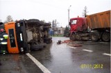 Wypadek na krajówce w Łasku [zdjęcia]