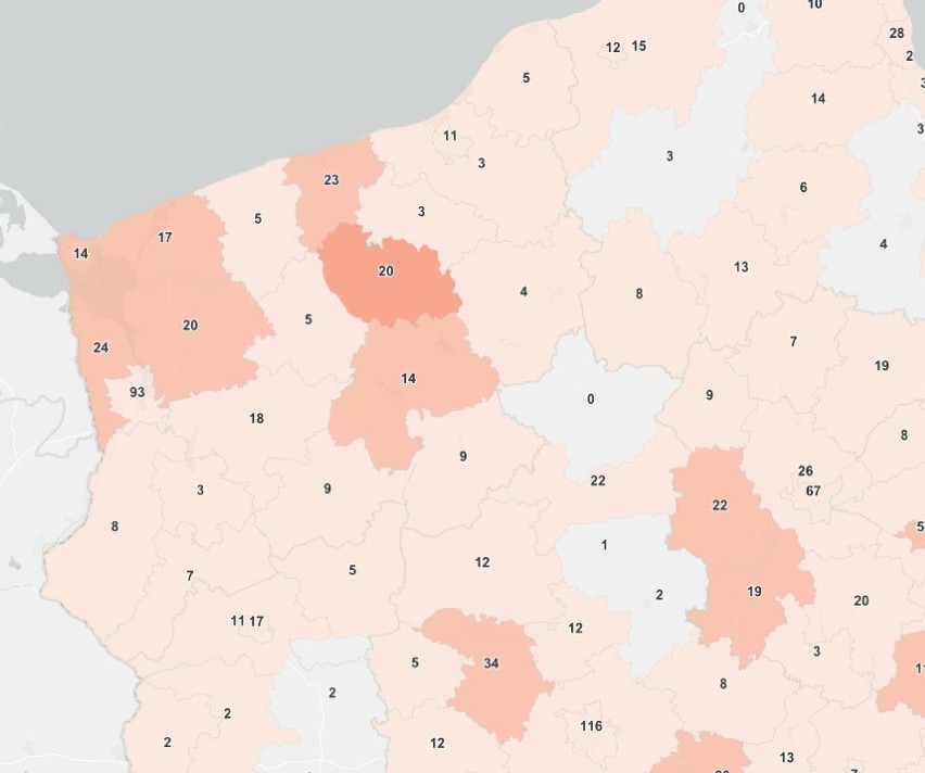 Koronawirus - woj. zachodniopomorskie, 27.04.2021