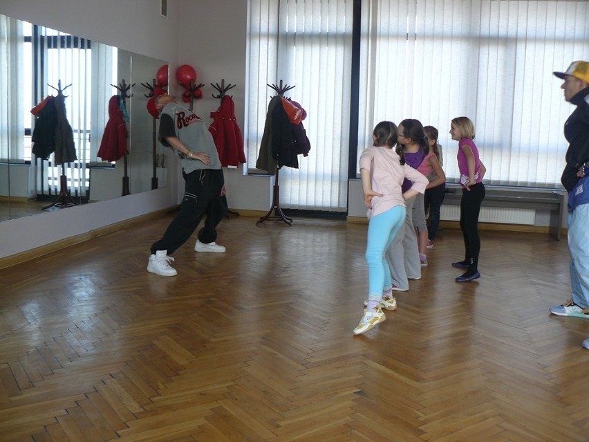 Mistrz hip hopu ze Słowacji Branco Bebe Bielopotocky uczył tańczyć w MDK w Radomsku