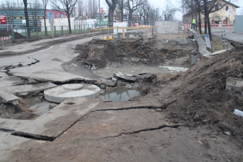 Katastrofa wodociągowa przy ul. Wałowej