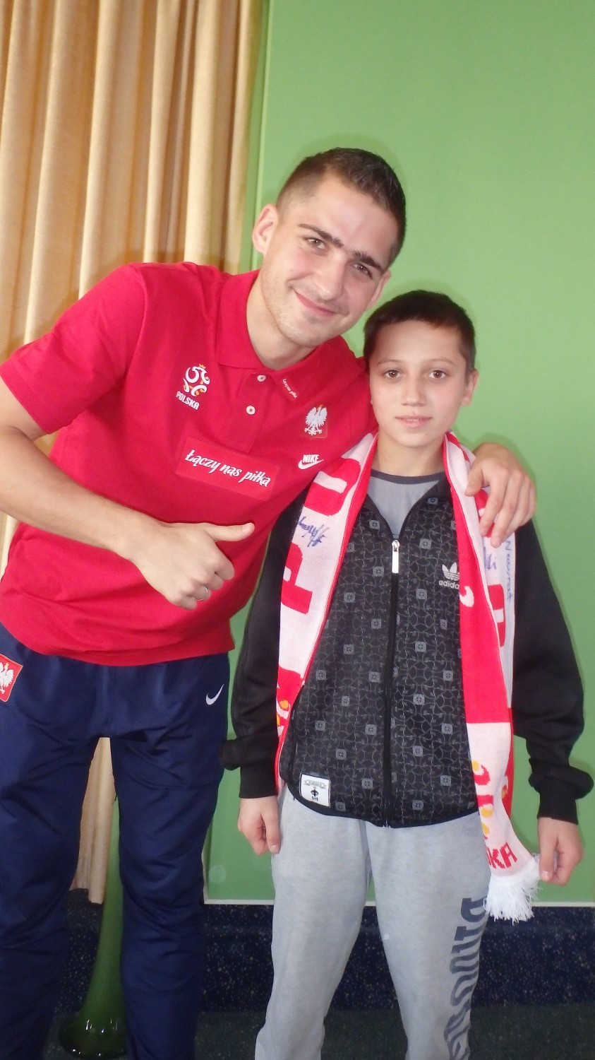 Reprezentanci Polski w futsalu odwiedzili Młodzieżowy Ośrodek Wychowawczy w Malborku