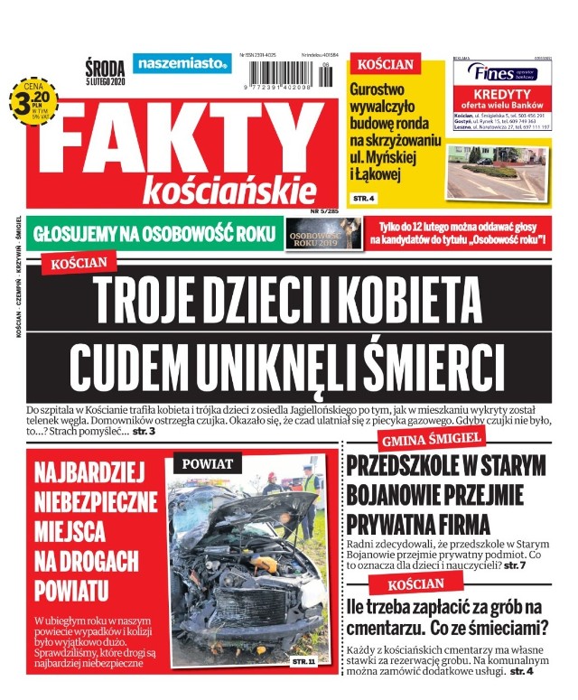 ,,Fakty Kościańskie" już jutro nowe wydanie w sklepach i kioskach