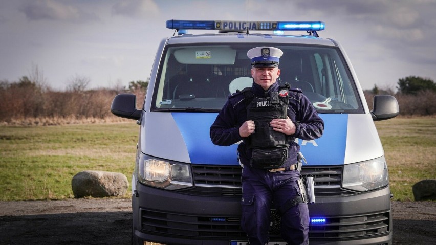 Antoni Przybył, policjant z gdańskiej drogówki powalczy w dwuboju olimpijskim