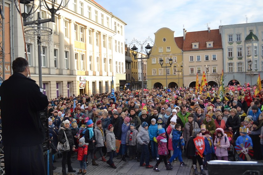 Orszak Trzech Króli 2018 w Gliwicach. Tłumy mieszkańców