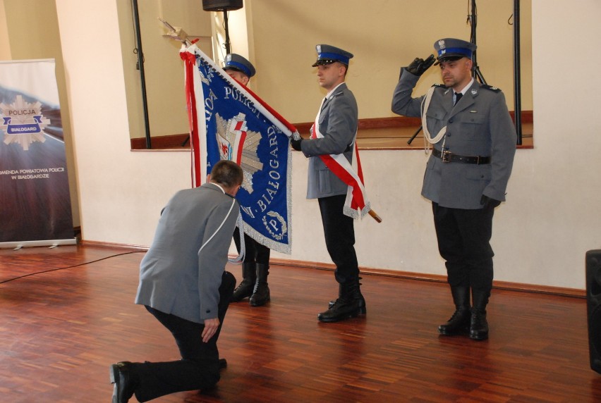 Uroczystość wprowadzenia nowego Komendanta Powiatowego Policji w Białogardzie [ZDJĘCIA]