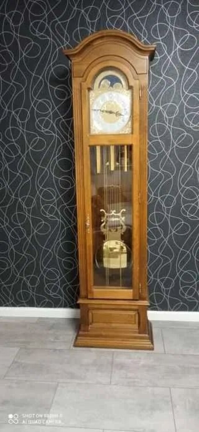 duży zegar z prl