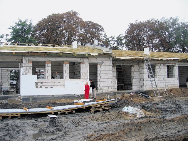 Trwa budowa dwóch budynków mieszkalnych