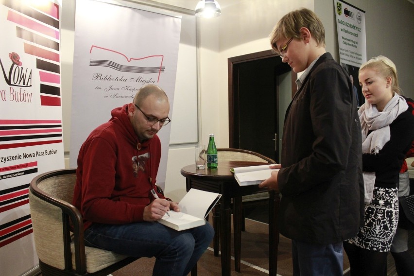 Filip Springer w Inowrocławiu spotkał się z czytelnikami 