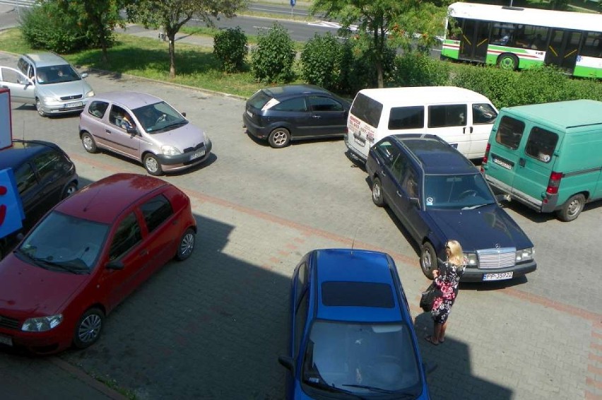 Parking przy al. Wojska Polskiego w Pile