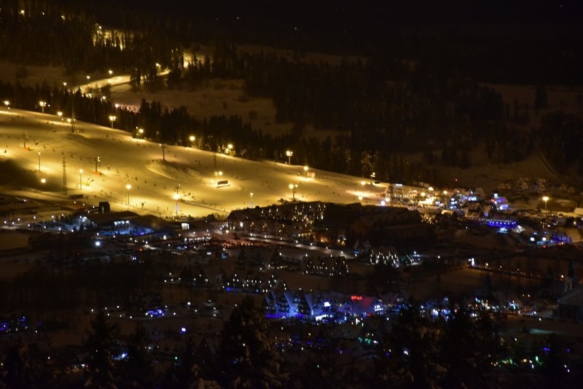 Podhale: Nocą stoki narciarskie wyglądają najpiękniej. Musisz zobaczyć te zdjęcia! [28.01.]