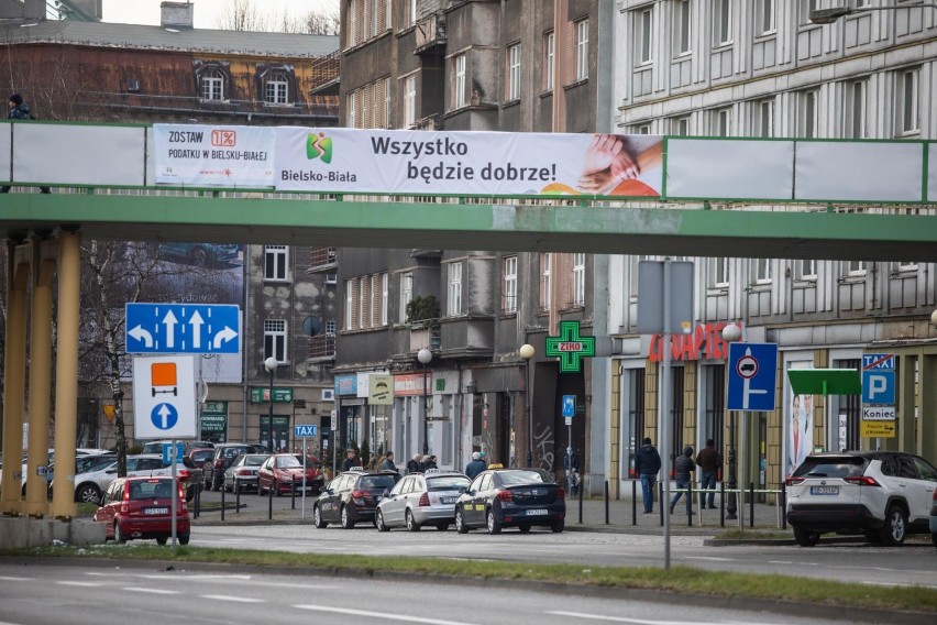 Bielsko-Biała: Wszystko będzie dobrze. Banery ku pokrzepieniu serc 