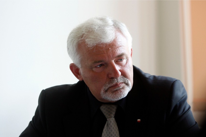Ryszard Zbrzyzny, przewodniczący ZZPPM w Lubinie