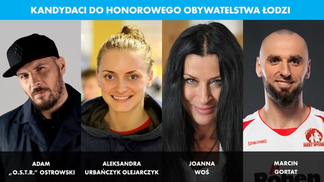 Aleksandra Urbańczyk-Olejarczyk, Marcin Gortat, Joanna Woś, Adam O.S.T.R. Ostrowski