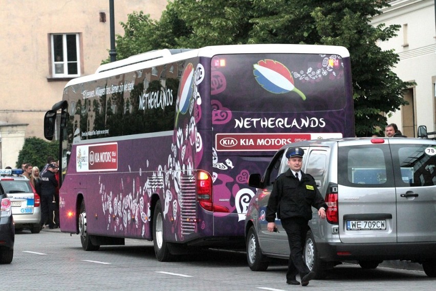 Euro 2012 Kraków: reprezentacja Holandii w Hotelu Sheraton [ZDJĘCIA]