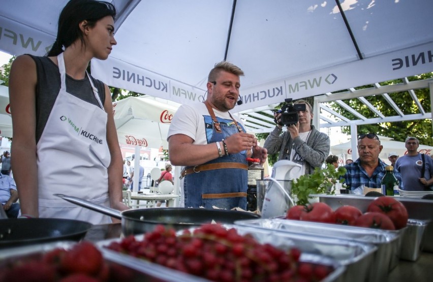 Katarzyna Glinka na gotowaniu z gwiazdami w Sopocie 