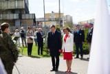 Oficjalne uroczystości pod pomnikiem Stanisława Staszica z okazji Święta Narodowego Trzeciego Maja