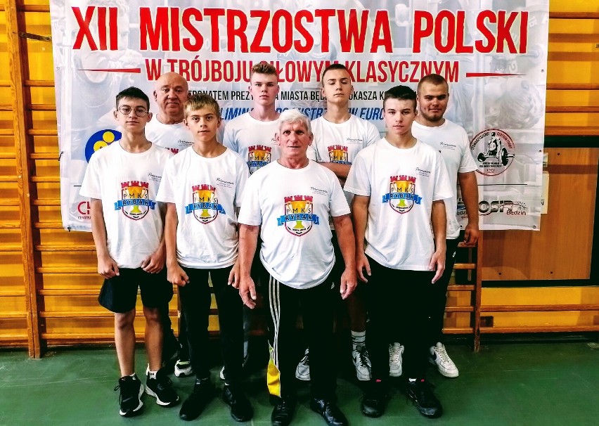 PMKS Rybak z Władysławowa na Mistrzostwach Polski w Trójboju Siłowym Klasycznym w Będzinie