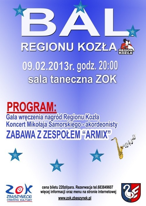 Bal Regionu Kozła. [ZDJĘCIA]