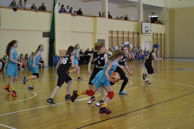 Mecz Trops - Chrobry w ćwierćfinale MP U-14 w Kartuzach