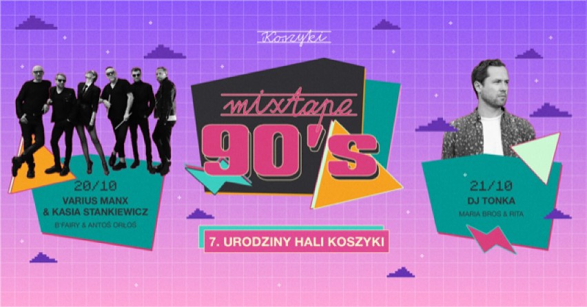 7.Urodziny Hali Koszyki: wspominamy szalone lata 90-te!