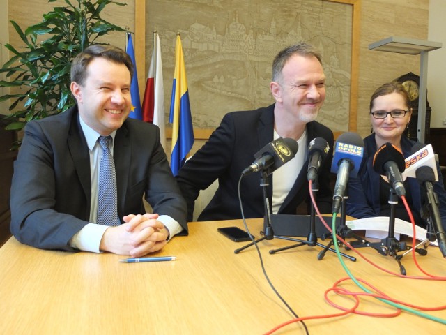 Arkadiusz Wiśniewski, Jarosław Wasik i Małgorzata Stelnicka.