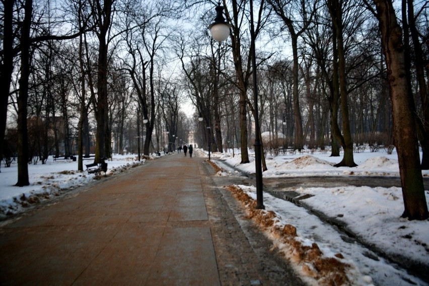 Niedzielna pogoda zachęca do spacerów. Zobacz zdjęcia parku imienia Tadeusza Kościuszki w Radomiu 