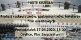 Krzyk rozpaczy restauratorów. Wystawią puste krzesła na znak protestu