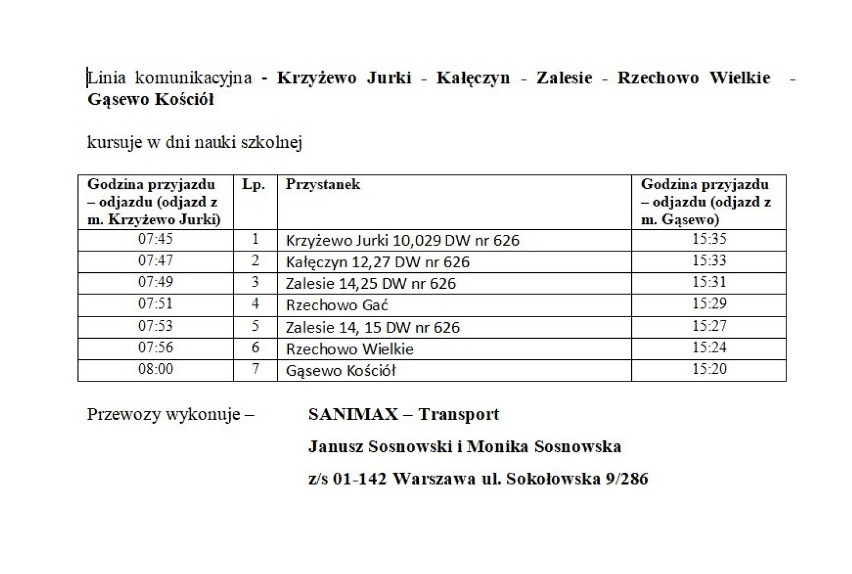 Powiat makowski. Rozkład jazdy autobusów kursujących w dni nauki szkolnej. Jak dojechać do Makowa? Skąd do Ostrołęki? Sprawdź