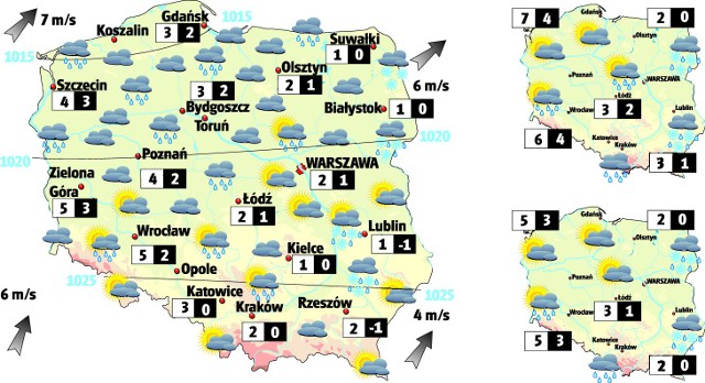Prognoza pogody dla Lubelszczyzny na 3 stycznia i dwa kolejne dni