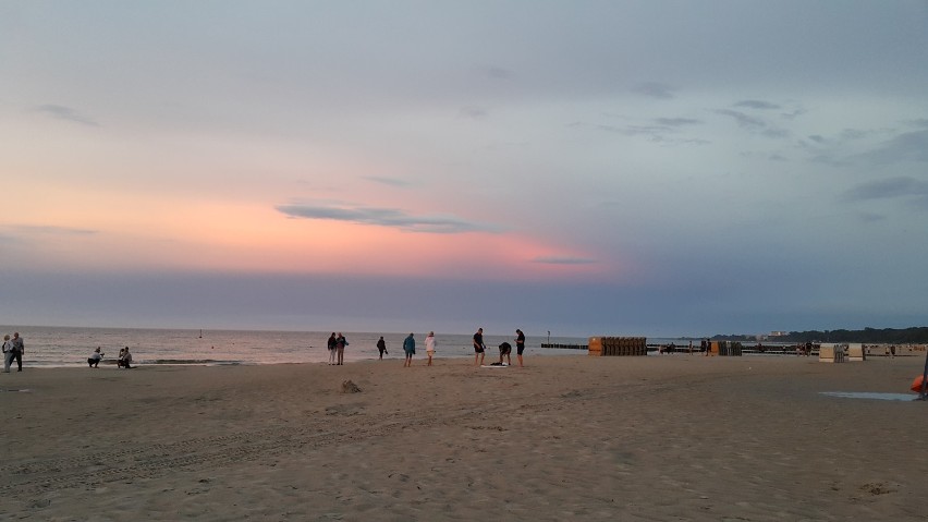 Ta piękniejsza strona krajobrazu po burzy w Kołobrzegu
