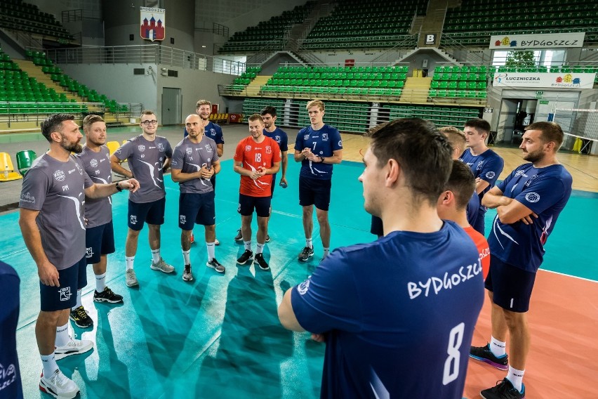 Chemik Bydgoszcz trenuje. Klub czeka na licencję na nowy sezon PlusLigi [zdjęcia z treningu]