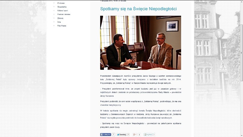 Prezydent Siemianowic: Pełnomocnicy łączą pracę z byciem...