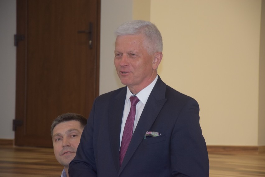 Europoseł PSL Andrzej Grzyb odwiedził w piątek gminę Krzywiń