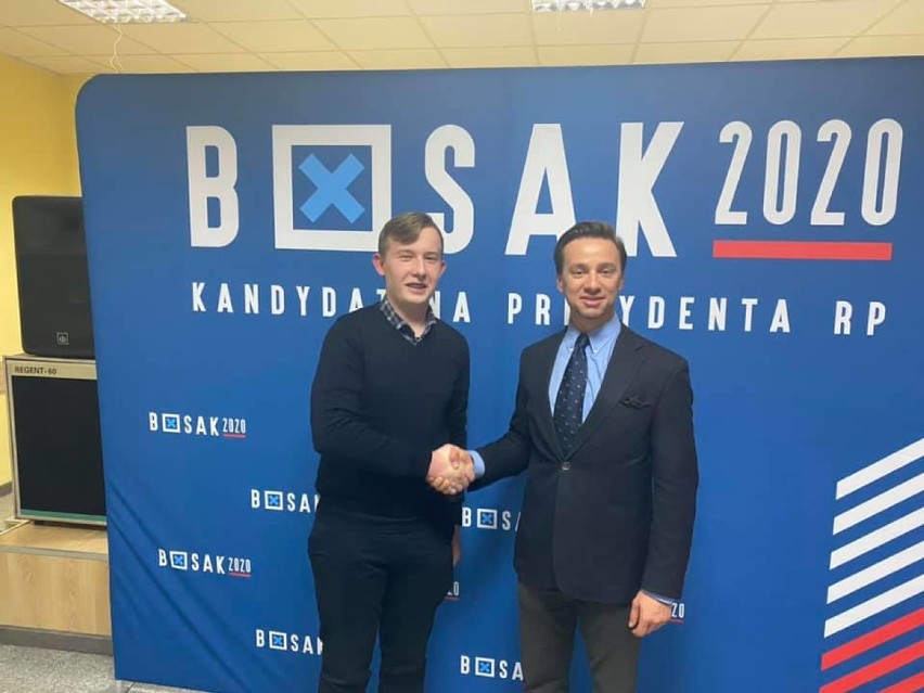 Wybory 2020. Krzysztof Bosak spotkał się z mieszkańcami Skierniewic [ZDJĘCIA]