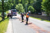 Zamknięta droga w Kościelisku. Przez gigantyczną plamę oleju [ZDJĘCIA]