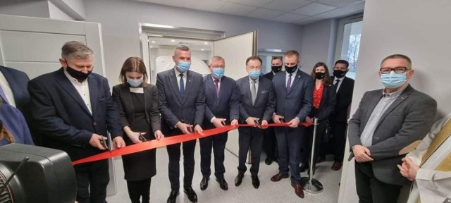 Oficjalne otwarcie pracowni rezonansu magnetycznego w Powiatowym Centrum Medycznym w Grójcu.