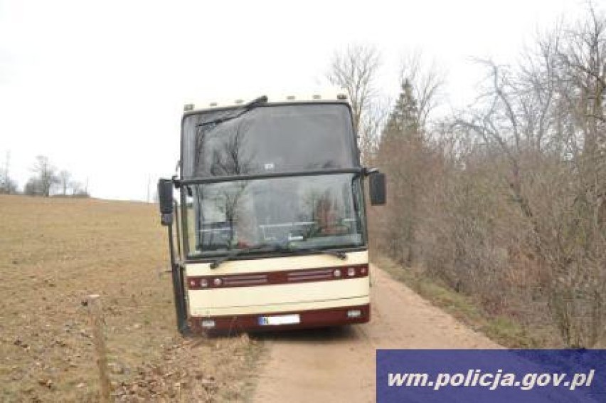Ukradziony autbus w Witkasach