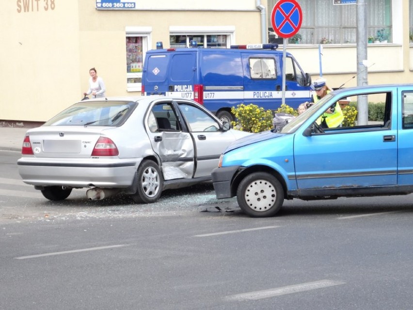 Wypadek na Grochowskiej w Poznaniu