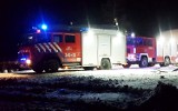 Auto rozbite. Kierowca w szpitalu. Nocny wypadek na drodze pod Nowym Sączem