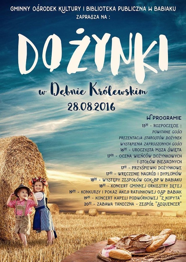 Dożynki 2016 w Dębnie Królewskim