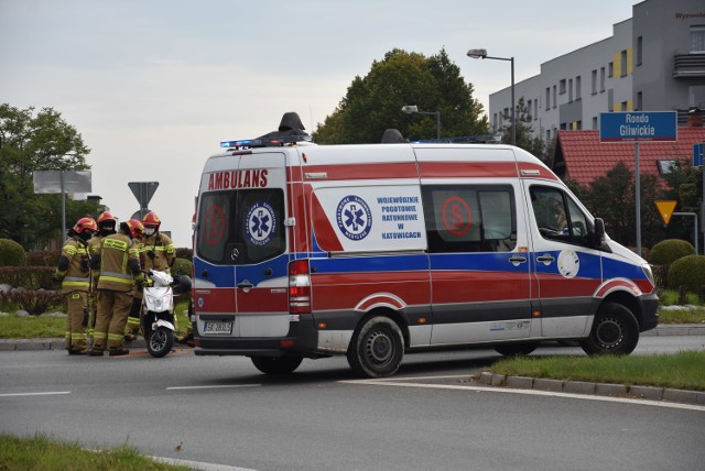 Wypadek na Gliwickiej w Rybniku 21.10.2020