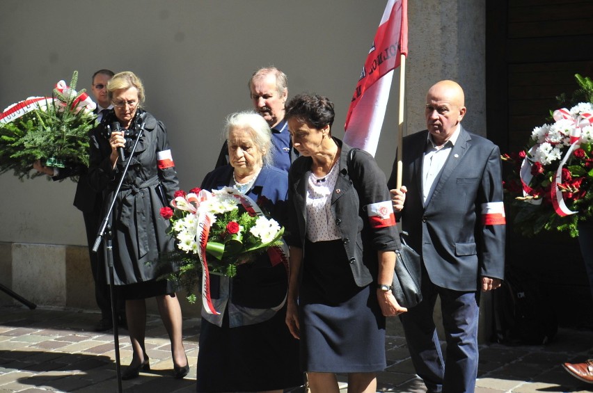 Kraków. Uroczyste obchody rocznicy wydania wyroków w pokazowym procesie krakowskim [ZDJĘCIA]