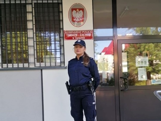 Starsza posterunkowa Kasia Jemioło z komisariatu Tarnów-Zachód w policji pracuje od dwóch lat